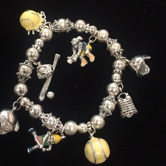 Jewelry - New stretch Softball theme Bracelet